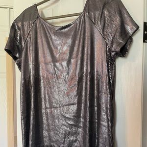 Free People, L, , EUC, ombré sequin open back dress